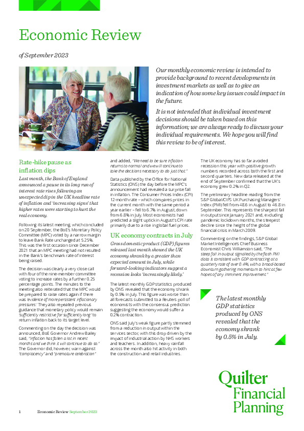 Economic Review September 2023