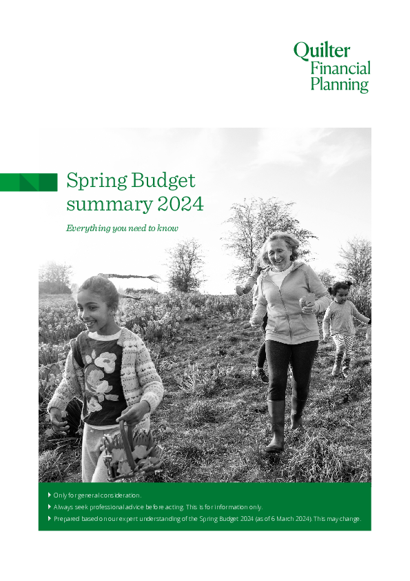 Spring Budget Summary 2024