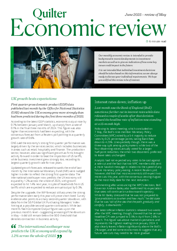 Economic Review of May 2025