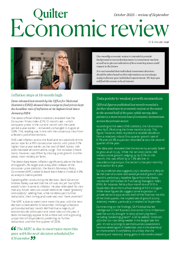 Economic Review of September 2025