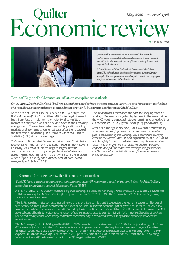 Economic Review of April 2026