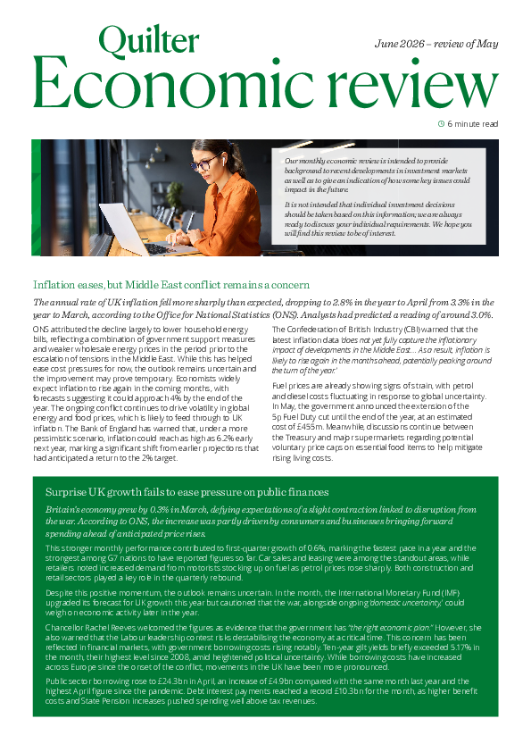 Economic Review of May 2026